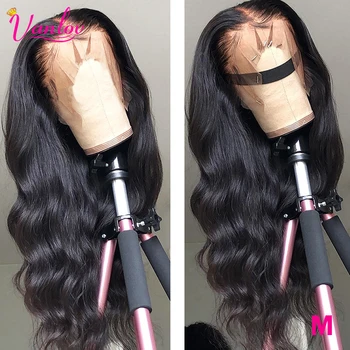 

Vanlov Body Wave Lace Front Wigs For Black Women Brazilian Lace Front Human Hair Wig Baby Hair 13x4 Human Lace Wig 150% Remy
