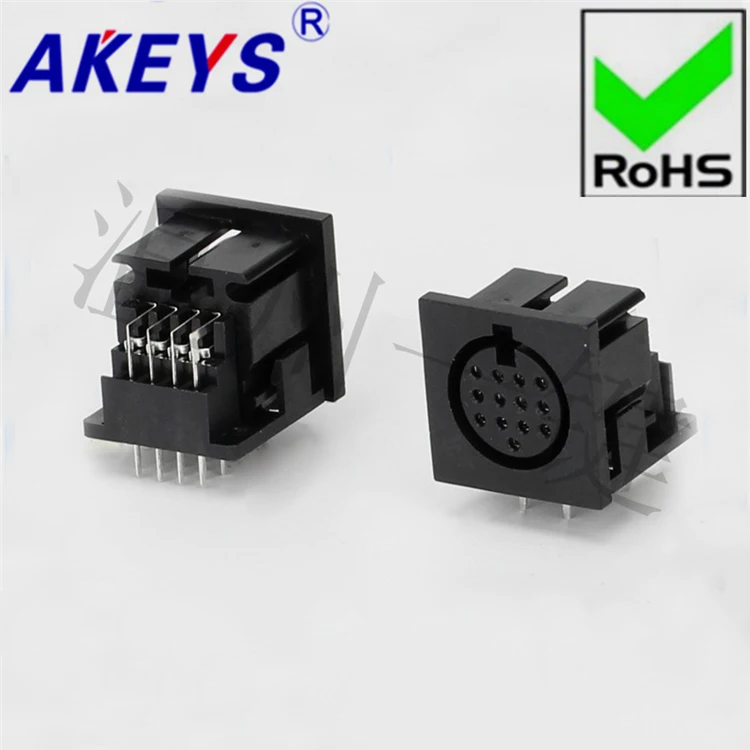 

5 PCS DS-13-04a Square SD Large terminal connector generous 13-core 15-pin socket 13PIN needle DIN Master