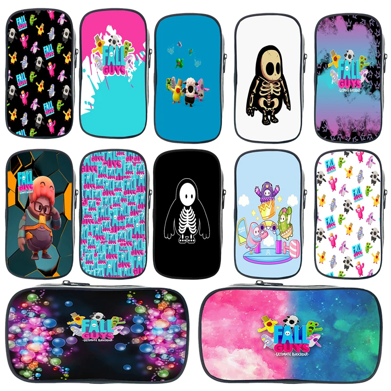 

Games Fall Guys Funny Pen Bag Boy Stationery Storage Bag Supplies Pencil Case Anime Kids School Student Cosmetic Bag
