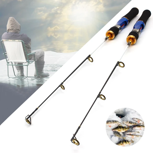 58CM Ice Fishing Rod winter Pole Winter Fishing Tackle Casting Spinning  Ultralight Rod Accessories Travel fishing Outdoor sports - AliExpress