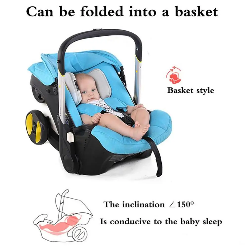 

Infant Baby Stroller 4 In 1 Travel System Stroller Baby Foldable Jogging Stroller Newborn Baby Carriage
