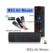 MX3 Air Mouse iview hd fly mouse pilot zdalnego sterowania inteligentny iview tv pudełko pilot zdalnego sterowania tanie tanio CN (pochodzenie)