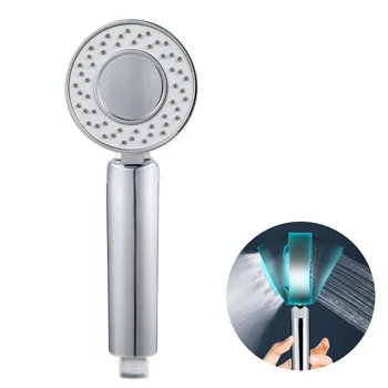 

Double-sided Shower Head Water Saving Round ABS Dual Function Bath Shower High Pressure Handheld Hand Shower
