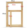 oil painting Factory Price Wood frame for canvas oil painting nature Wood frame for canvas DIY frame picture inner frame ► Photo 2/6