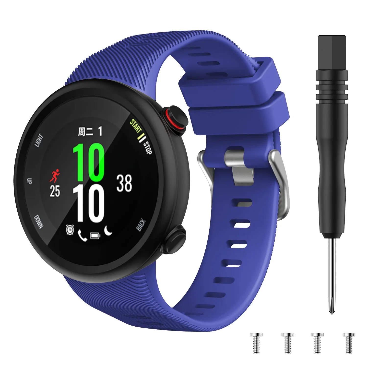 Silicone Sport Replacement Wristband Strap with Tool