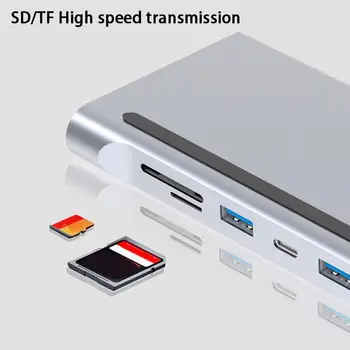

12-in-1 type-c docking station MST multi-screen docking station type-c to dual HDMI vga docking station