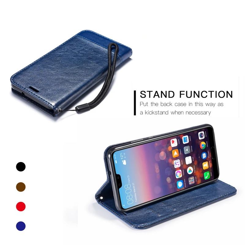 Кожаный чехол Crazy Horse с откидной крышкой Note 10, чехол-Кошелек из искусственной кожи для samsung S6 S7 S9 S8 S10 Plus A7 Note 9 10 Pro, Магнитная крышка