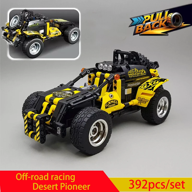 

New technology series building blocks off-road racing - desert pioneer city building blocks diy toys kids birthday gifts