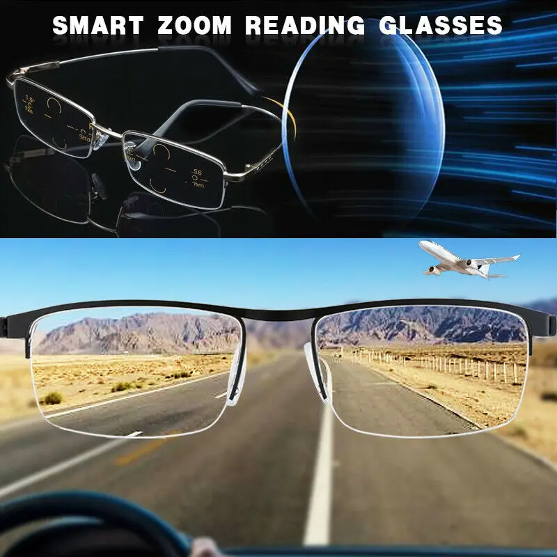 

German Smart Zoom Reading Glasses