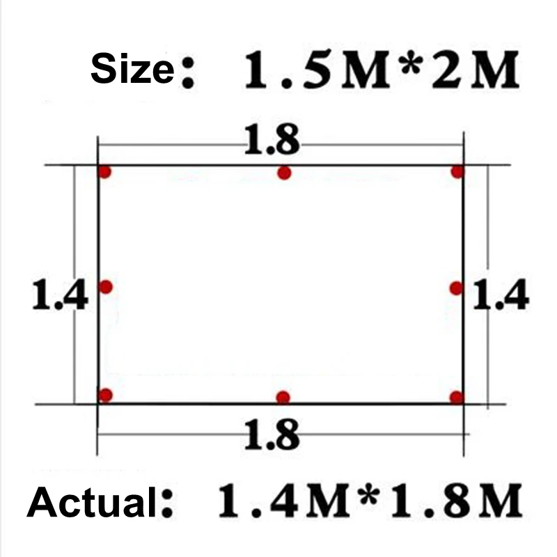 1 шт. 0,3 мм толщиной ПВХ Непромокаемая ткань очень прозрачная домашняя садовая защита от дождя парус Наружные защитные чехлы Индивидуальный размер - Цвет: 1.5m by 2m