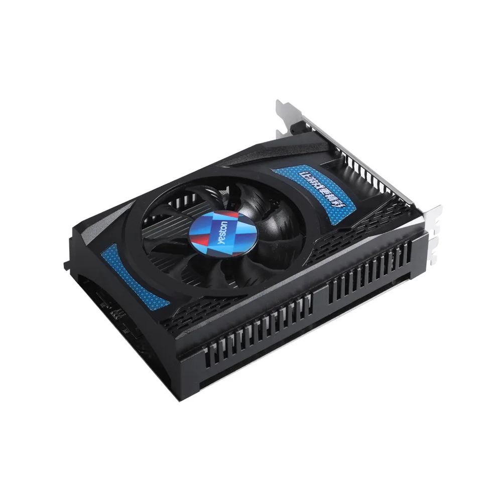 Yeston RX550-2G D5 TA Видеокарты Radeon Chill 2 Гб памяти GDDR5 128Bit 6000 МГц DP+ HDMI+ DVI-D видеокарта