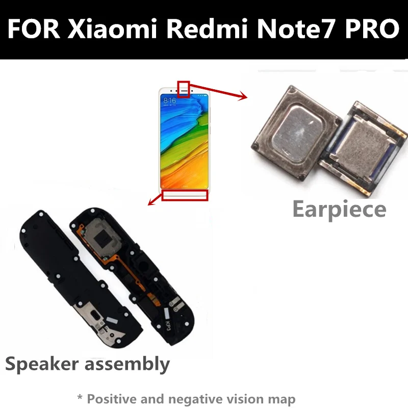 Для Xiaomi redmi note7 PRO NOTE 7 PROLoud спикер состав спереди шлейф динамика кусок динамик