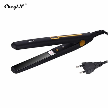 

2 In 1 Professional Portable Hair Straightener Mini Hair Curler Iron Straightening Corrugated Straight Styling Tools 3 Colors