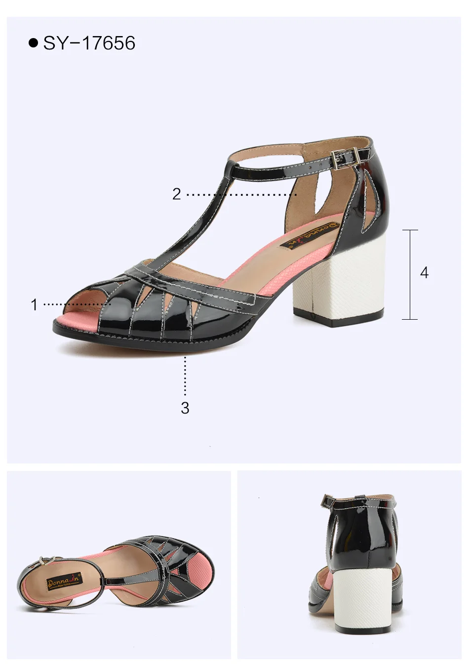 Donna-in/распродажа; летние женские босоножки на танкетке; обувь с открытым носком; женские босоножки из натуральной кожи на высоком каблуке