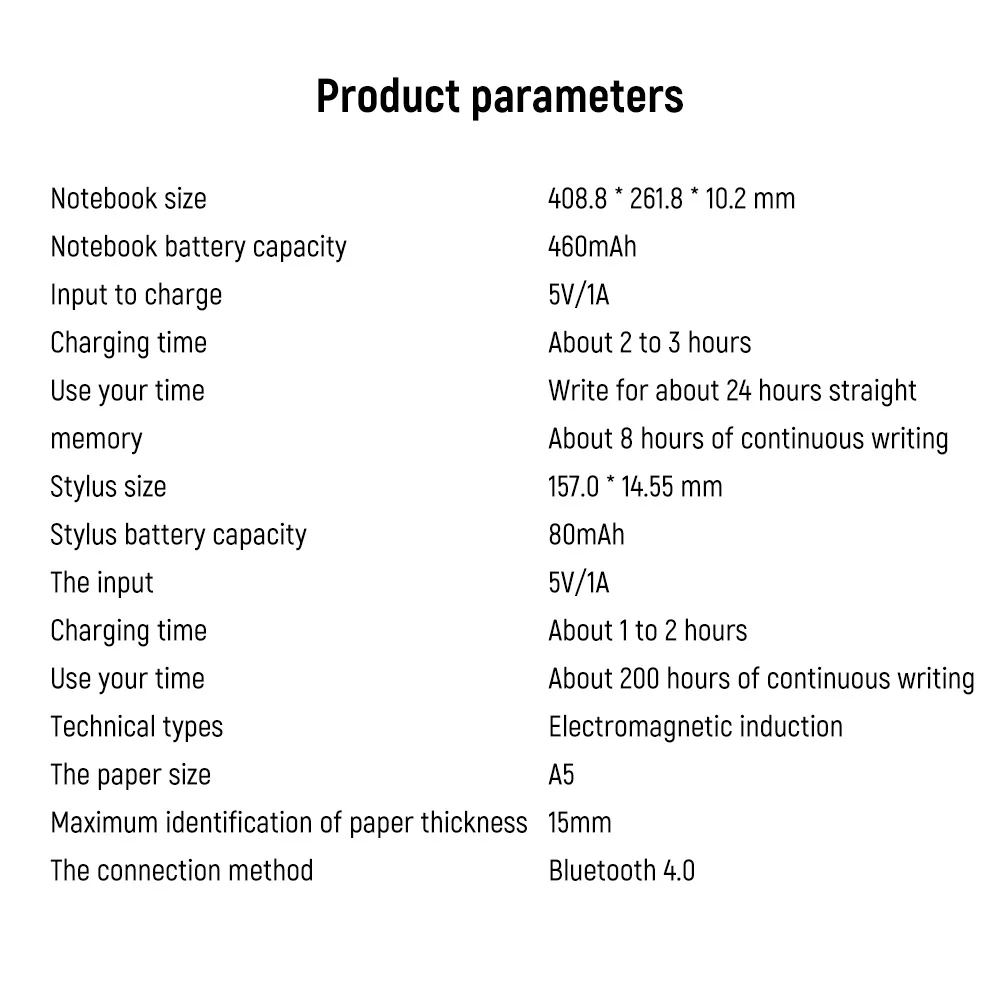 Business Pen Tablet Children's Graffiti Painting Board Teacher Office Supplies Draft Creative Notebook Writing Board - Image 6