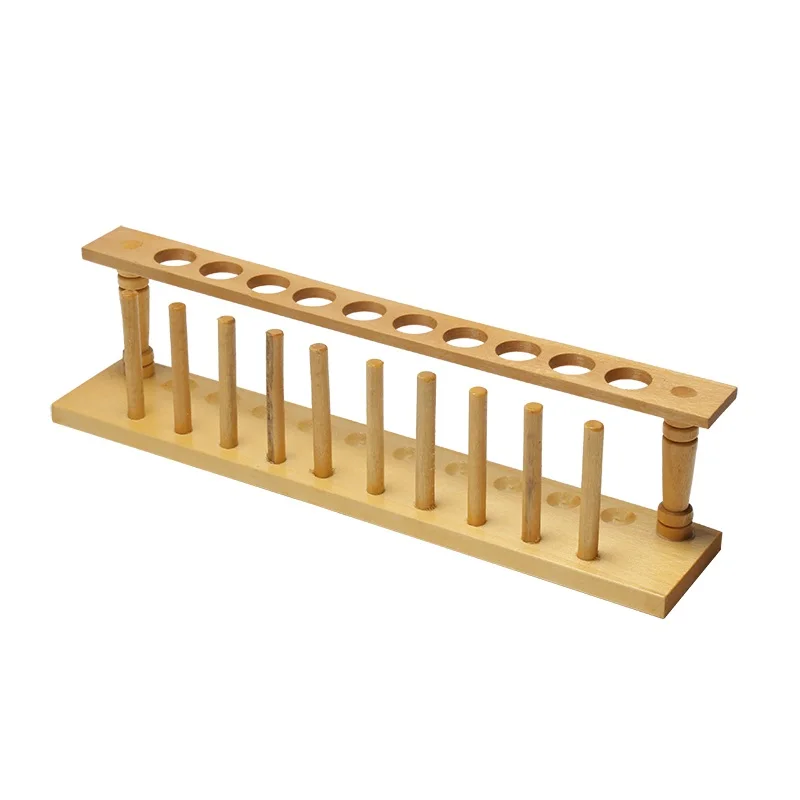 Wooden Drying Rack For Test Tubes Wooden Holder Suitable For Tube Diameter 22 Mm Dry Stand 12