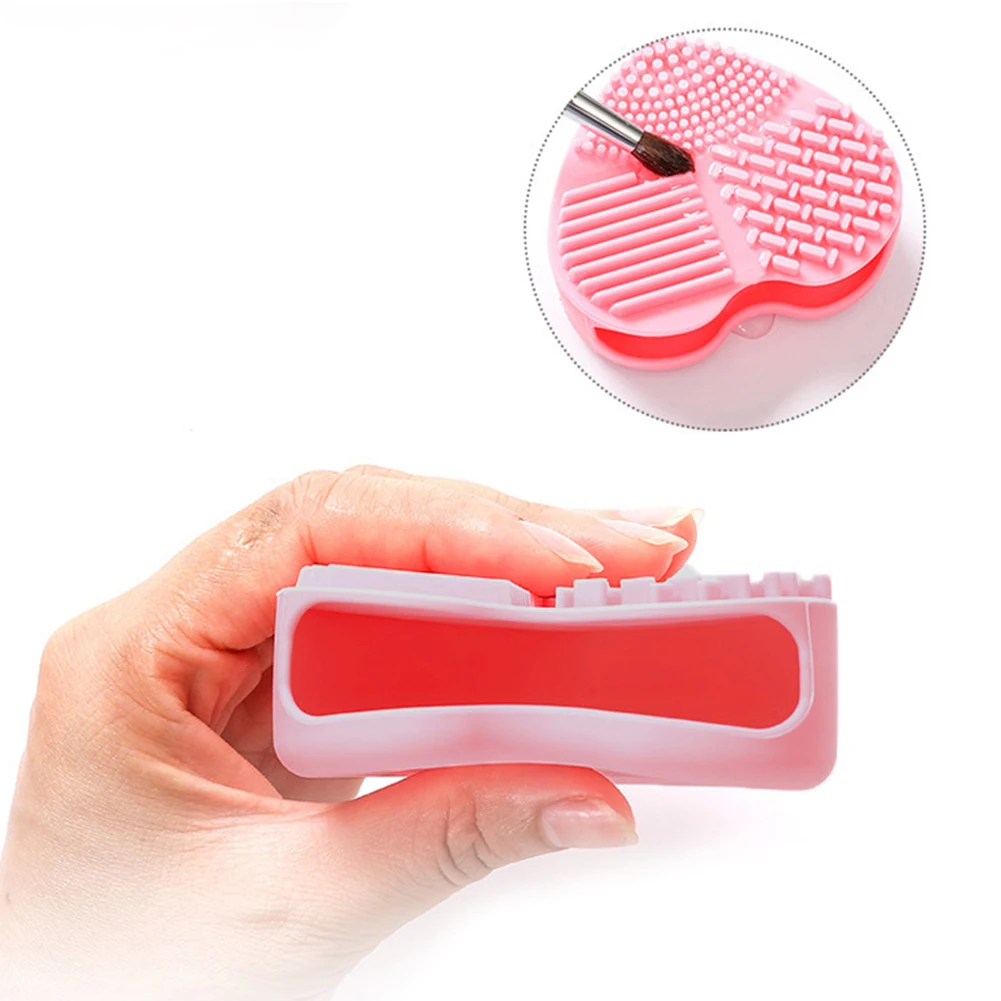 Love Heart Wash Cosmetic Brushes Cleaner MakeUp Washing Brush Gel Cleaning Mat Silicone Foundation Makeup Tool Cleaning Scrubber Love Heart Wash Cosmetic Brushes Cleaner MakeUp Washing Brush Gel Cleaning Mat Silicone Foundation Makeup Tool Cleaning Scrubber