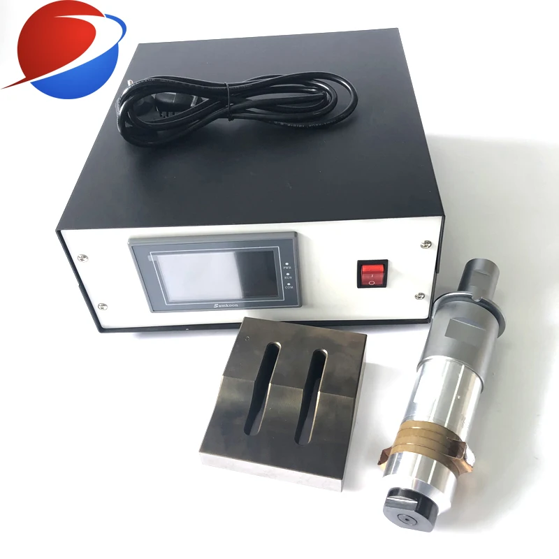 

20KHZ 2000W Ultrasonic Face Mask Welder Generator And Transducer With 110x20mm Horn