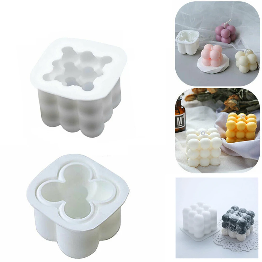 1 Pz Stampo In Silicone 3D Candele Fai Da Te Stampo Cera Candela Torta Stampo Da Forno Aromaterapia Intonaco Candele Fatte A Mano Aroma Stampi Per Sap