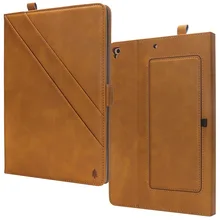 

Universal Multi-function Card Storage Case for IPad 11'' 12.9 '' Flat Leather Cover Double Bracket Flip Shell for IPad Air 2