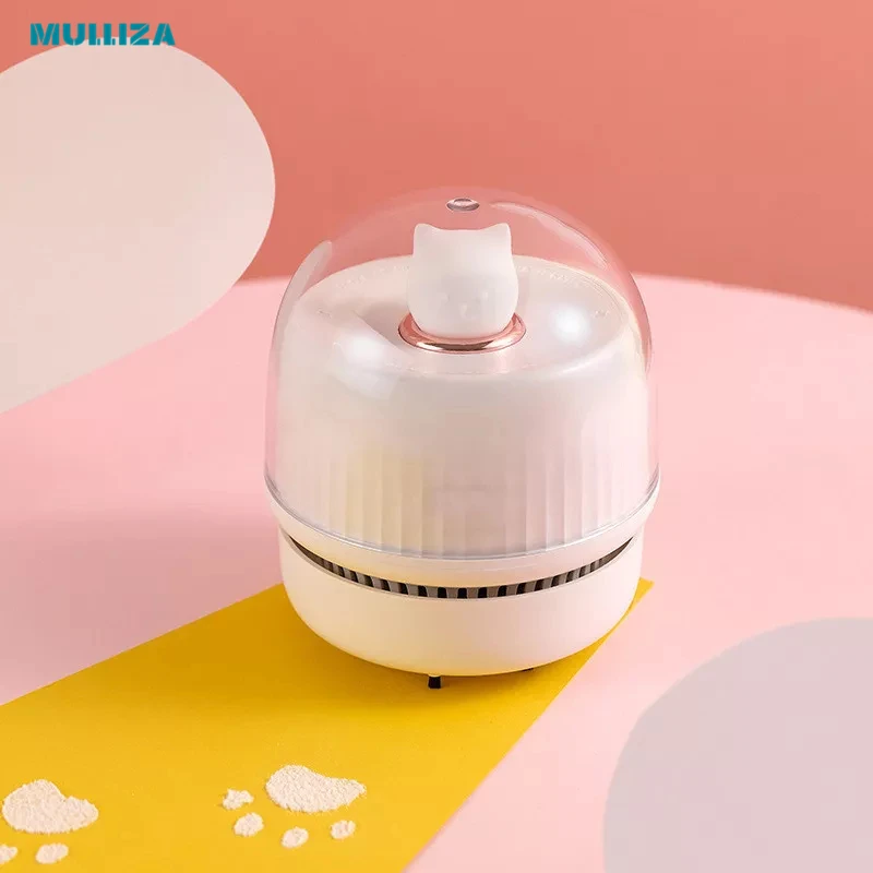 

Cat desktop mini vacuum cleaner portable USB keyboard cleaner car carrying cute home decoration gift simple compact