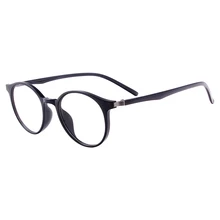 Модные прозрачные пластиковые очки для мужчин и женщин, гибкие Круглые ретро очки TR90, оправа для очков по рецепту, линзы Varifoca