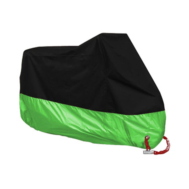 XL-apple green Новое поступление водонепроницаемый чехол для мотоцикла Уличная Защита от ультрафиолетовых лучей велосипед Защита от дождя от пыли мотоцикл мотор мопед скутер крышка - Цвет: XL-apple green