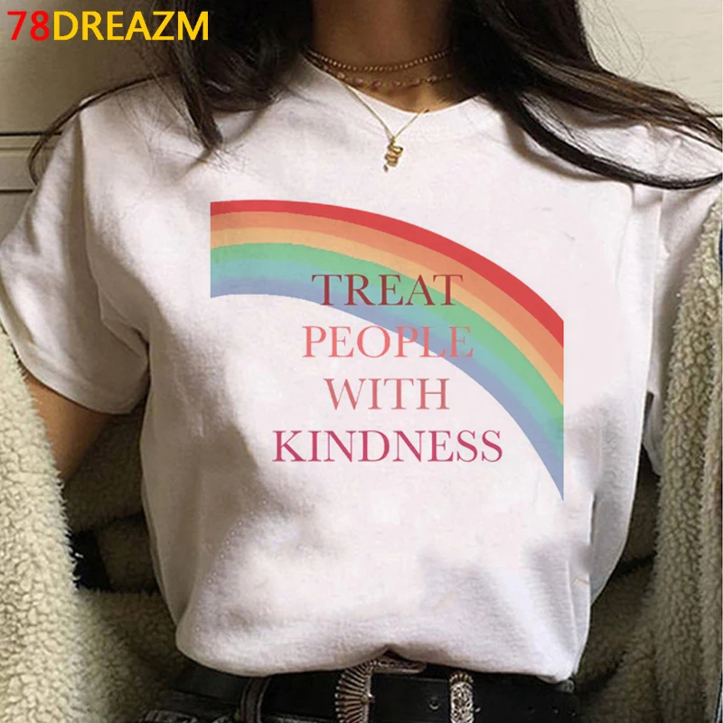 Fine Line Harry Styles Tpwk Treat People with Kindness t shirt tshirt femme vintage 2020 print kawaii top tees ulzzang vintage friends t shirt