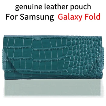 

Genuine Leather Case for Samsung Galaxy Fold Case Samsung Galaxy Fold Case Bag Pouch Fornite Wallet Case Z Flip Case Pouch Bag