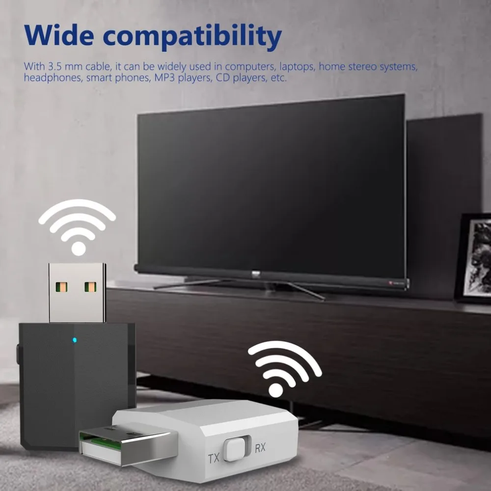 Zf-169 Plus Usb музыкальный аудио адаптер приемопередатчика Портативный Аудио приемник для телефона ПК к динамику мультимедийный плеер