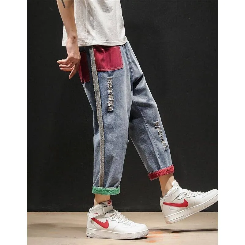 Men Pants Streetwear Cargo Pants Hip Hop Men Autumn Fashion Sweatpants Baggy Joggers Pants 2019 Casual High Street Pants Male