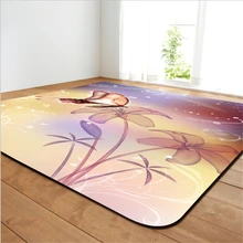 Красочный ковер с бабочками, коврики и ковры для дома, гостиной, спальни, коврики, детская комната
