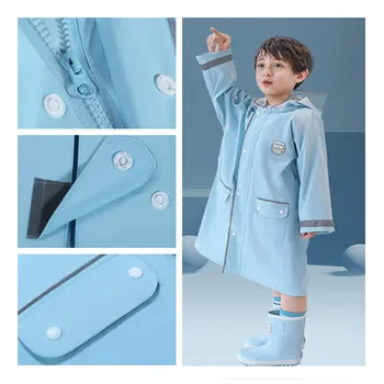 

95-150CM waterproof raincoat for children kids baby rain coat poncho boys girls primary school students rain poncho jacket