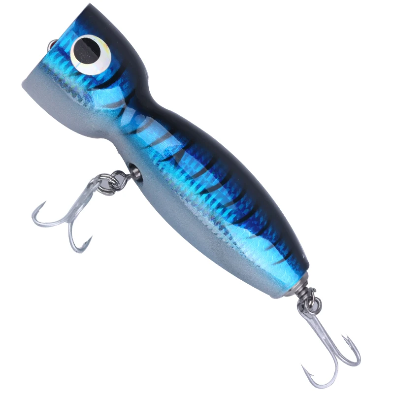 Lurekiller Wooden GT popper Lure Popping Lure 110/155G Saltwater