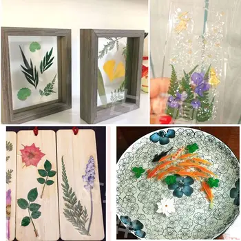 

2020 New 16Pcs Mix Pressed Leaves Plant Specimen Collection Resin Fillings Jewelry Making