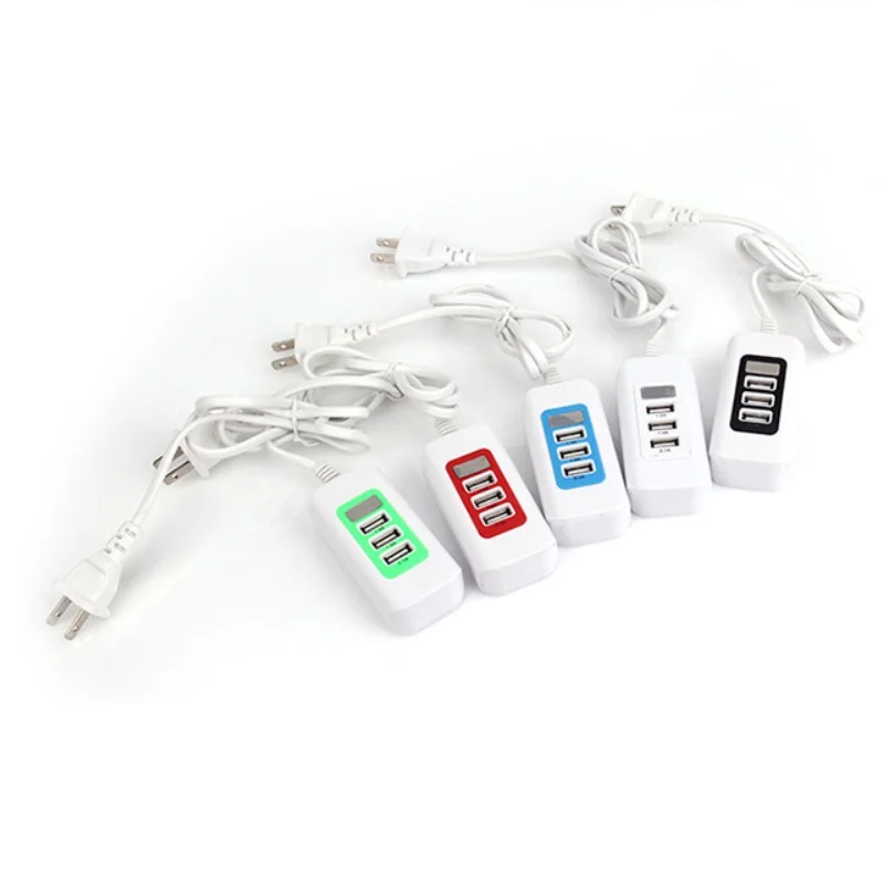 Универсальное зарядное устройство ЕС США Plug смарт розетка удлинитель 3USB быстрый