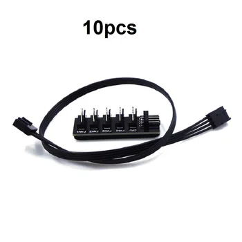 

39.5cm 1 To 5 4-pins Molex TX4 PWM CPU Cooler / Case / Chasis Cooling Fan Power Cable Hub Splitter Adapter Dropshopping