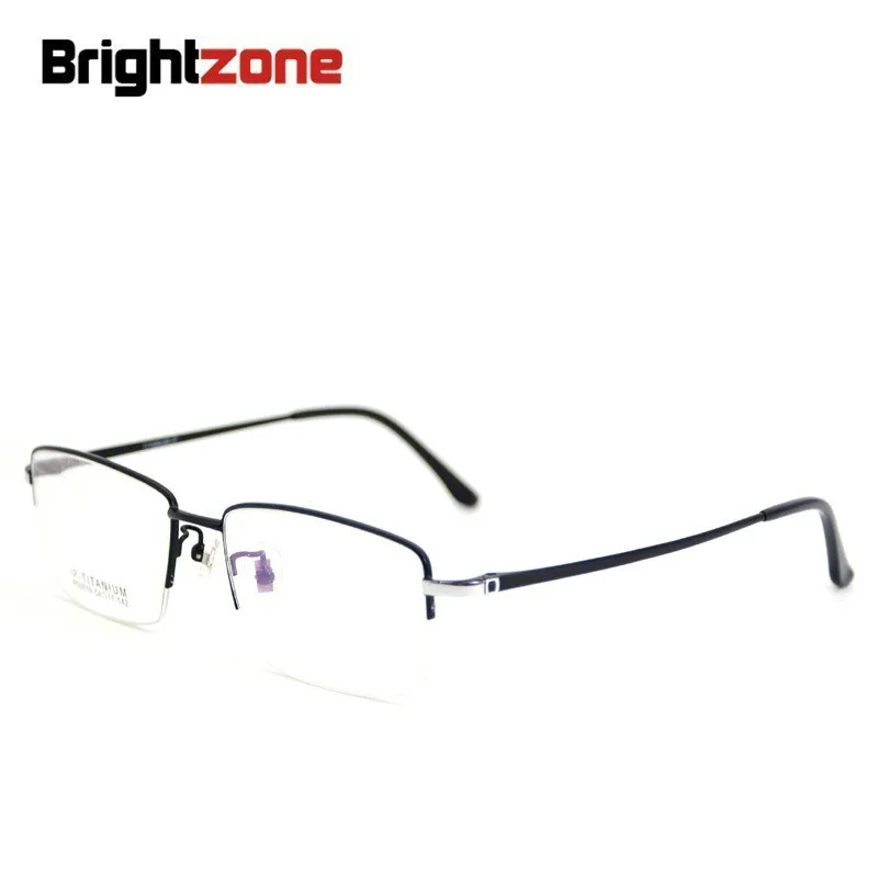 2020 Новый полуоправе квадратный чистый Титан Линзы для очков оправа при