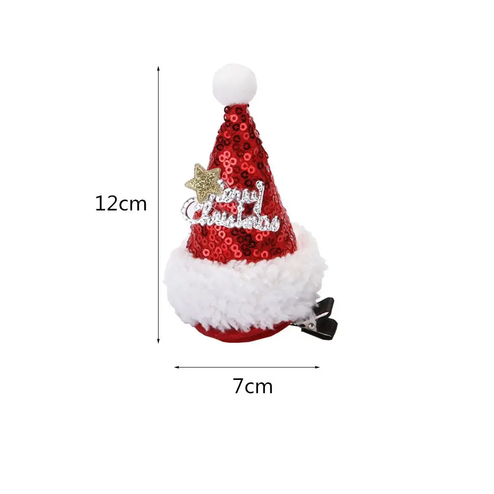 Kentop Diadema de Sombrero de Navidad de la Venda Horquillas Pinzas Pelo para Fiesta Accesorio el Pelo 