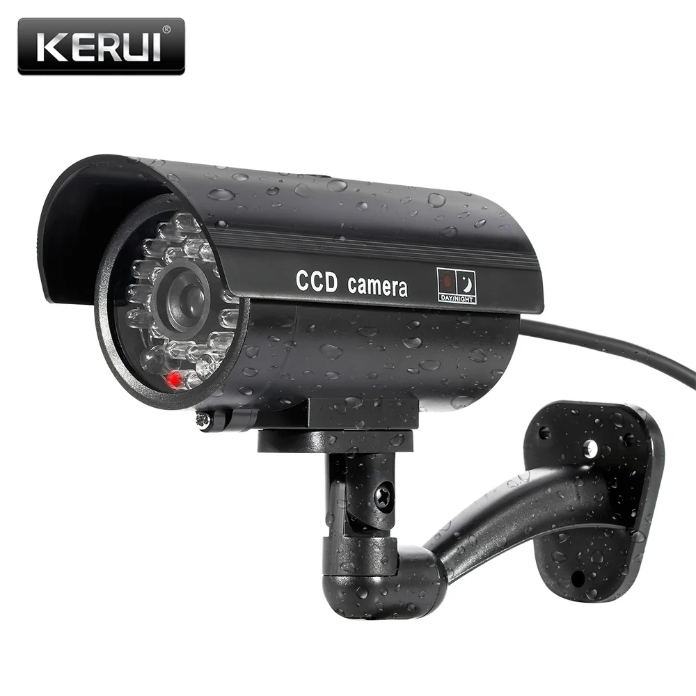 

KERUI TL-2600 Fake Dummy Camera Bullet Waterproof Outdoor Indoor Security CCTV Surveillance Simulation Camera Flashing Red LED