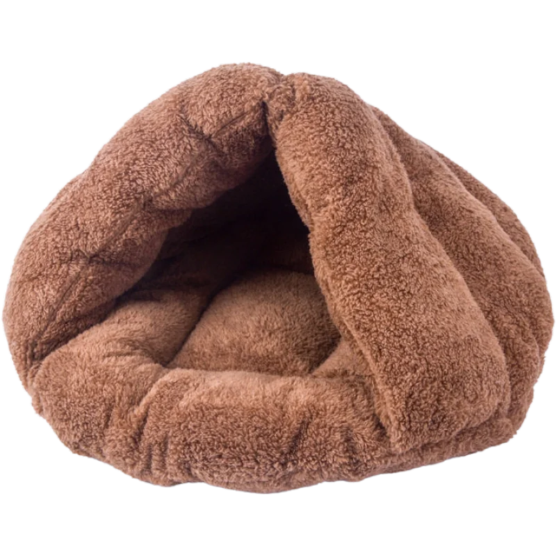 Кровать для кошек, коврик для домашних животных, гнездо для собак, подушки для собак, коврики для домашних животных, дом для щенков, полузакрытое гнездо для домашних животных, мягкий коралловый бархат, хорошее качество, тепло