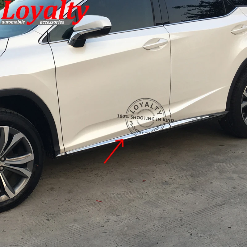 Лояльность для LEXUS RX 2016 2017 ABS хромированный и матовый корпус боковой двери отделка