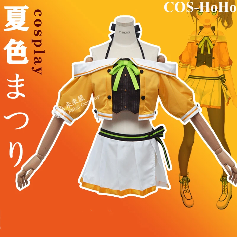 

COS-HoHo Vtuber Hololive Natsuiro Matsuri Game Suit Lovely Uniform Cosplay Costume Halloween Carnival Outfit For Women NEW
