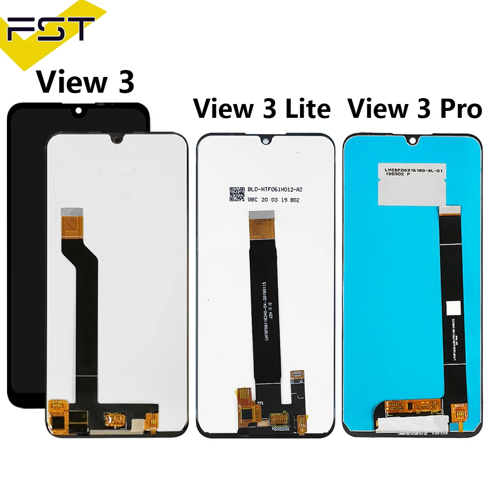 Для Wiko View 3/View 3 Lite/View Pro ЖК-дисплей с сенсорным экраном дигитайзер Фото аксессуары +