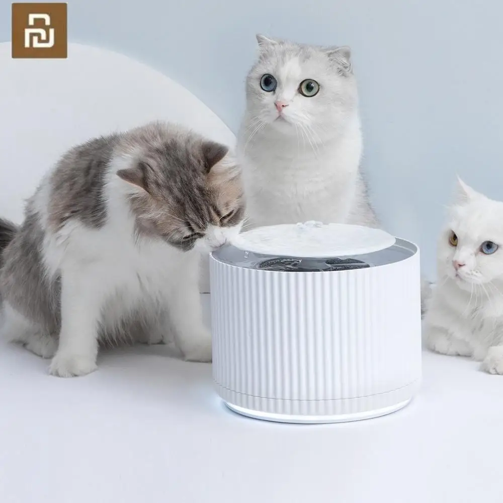 Xiaomi Smart Cat Pet водный Диспенсер Очиститель Воды 5 слойный фильтр 360 градусов
