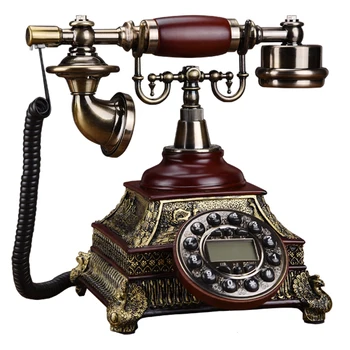 

Vintage dail button Phone Resin Court Style Old Fashioned Handset Telephone