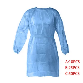 

Disposable Protective Isolation Clothing Anti-Spitting And Anti-Oil Stain Nursing Gown Anti-fog Waterproof Oil-proof Rubber