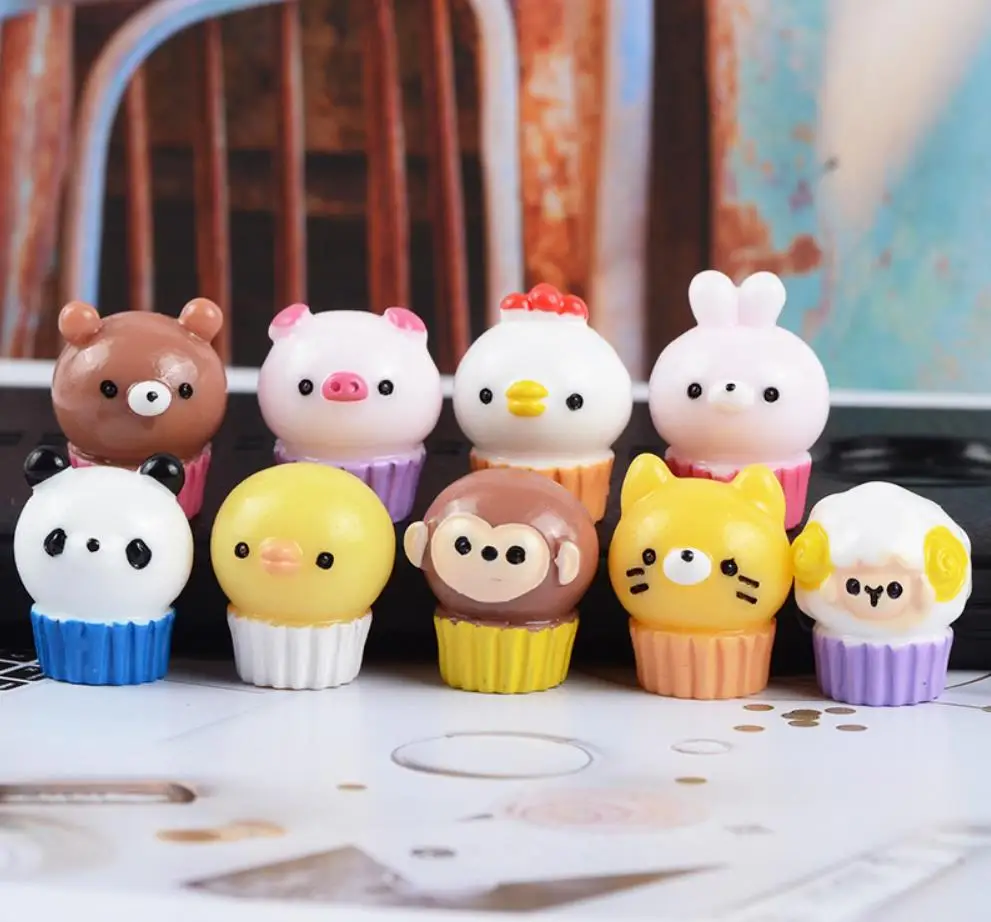 Kawaii Детские кухонные игрушки 3D чашка для торта имитация смолы еда мультфильм