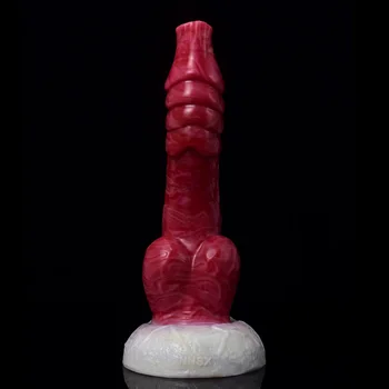 NNSX NEW Dragon Dildo Big Knot Scale Animal Anal Plug Silicone with Suction Cup Adult Games Sexitoys for Men Sexy Toys FemaleGay 2