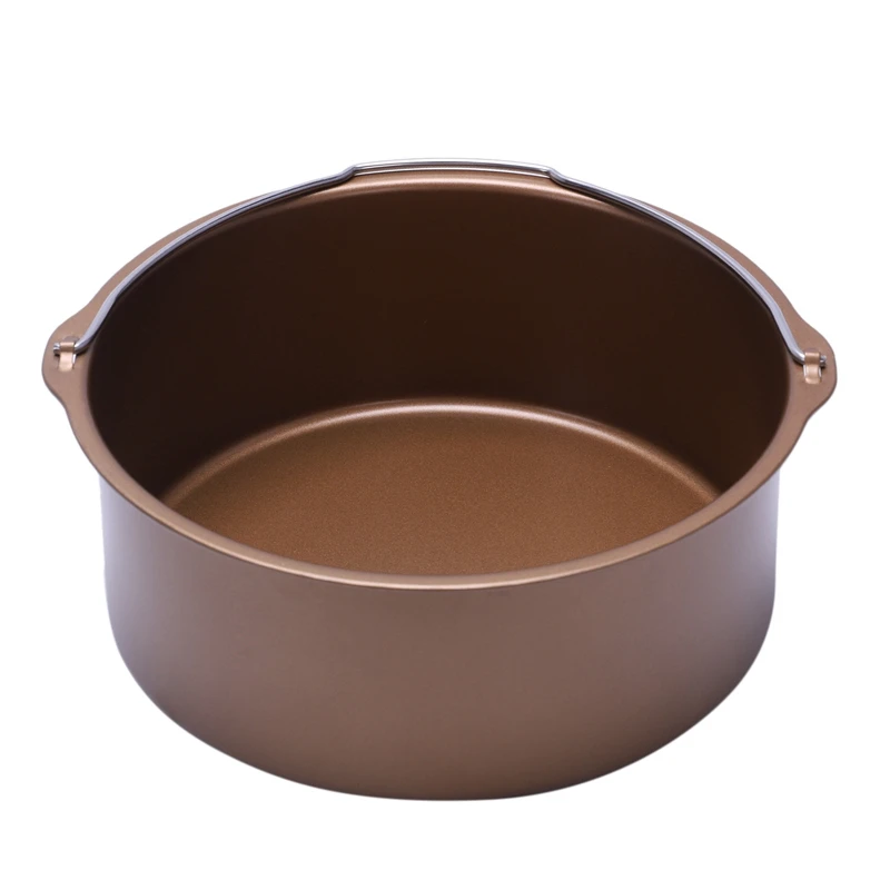 1pcs Air Fryer  Non-Stick Baking Barrel Cake Pan-Power Air Fryer Baking Barrel